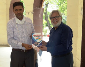 Divisional Commissioner Ferozepur appreciates literary work of Social Worker-cum-Journalist Harish Monga