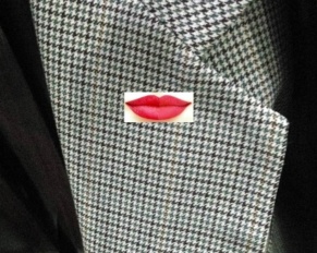 Lipstick on my coat…