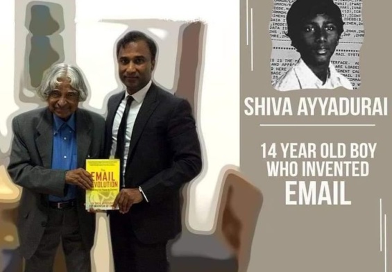 Email Turns 45 - V.A. Shiva Ayyadura Indian American is its inventor