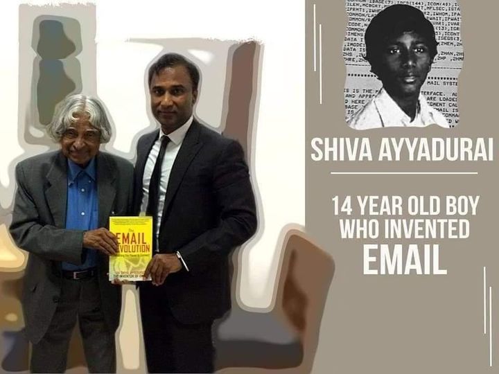 Email Turns 45 - V.A. Shiva Ayyadura Indian American is its inventor