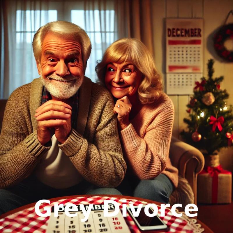 Clever Christmas Reunion thru' Grey Divorce - a short story