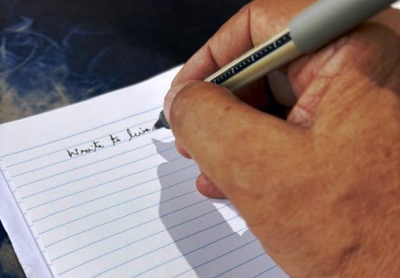 Don’t write to live; rather write to live after death…