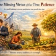 The Missing Virtue of Our Time: Patience