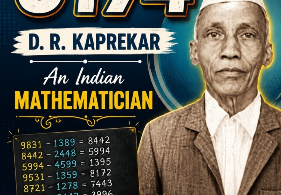 6174: The Magical Number That Made Kaprekar Famous